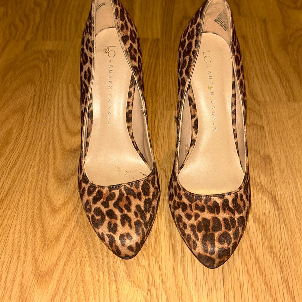 Lauren Conrad Leopard Print Heels